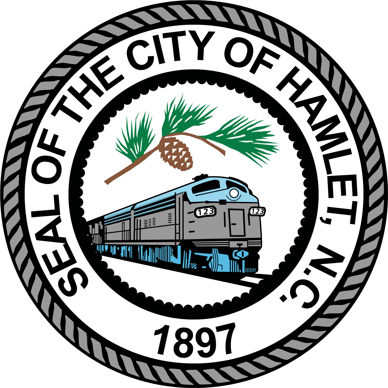 Hamlet City Seal 2018