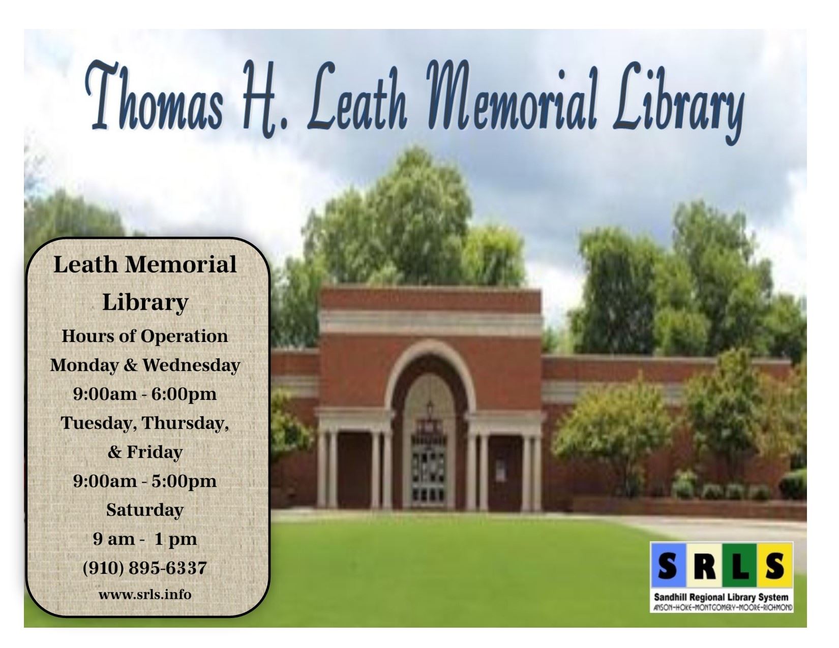 Leath Library Hours 2024