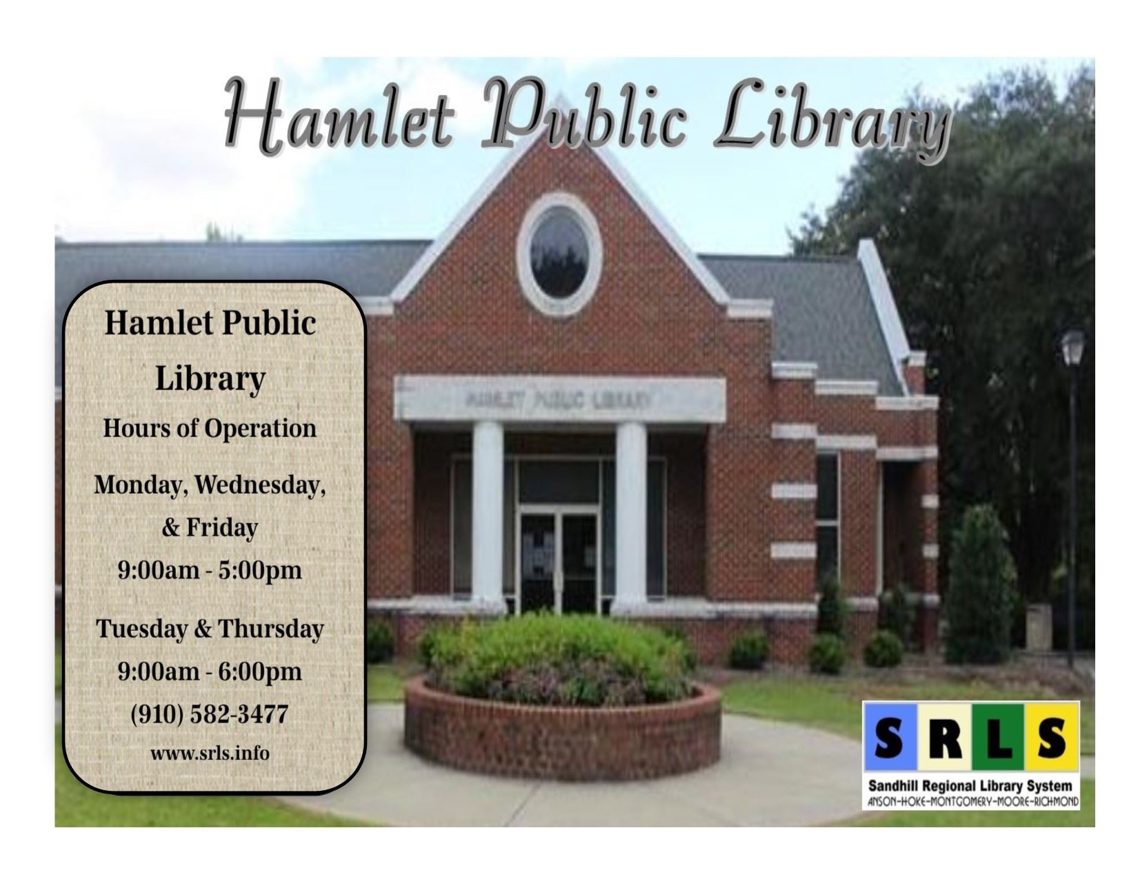 Hamlet Library Hours