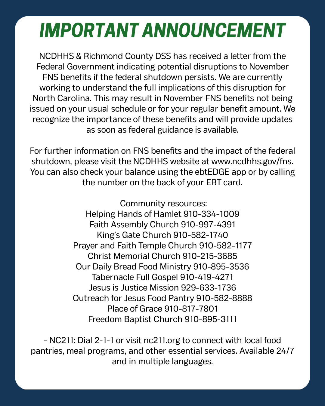 Red and White Illustrative Important Announcement Poster